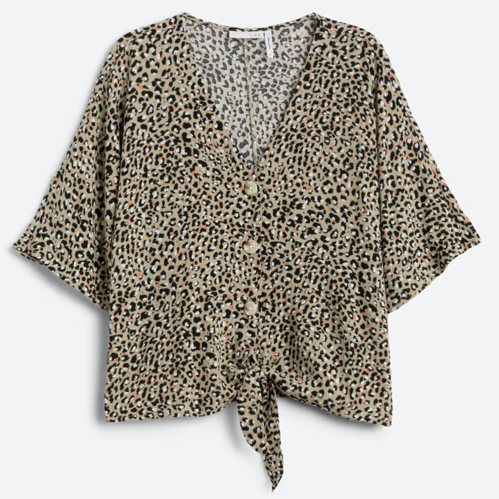 Elayne Tie Front Top